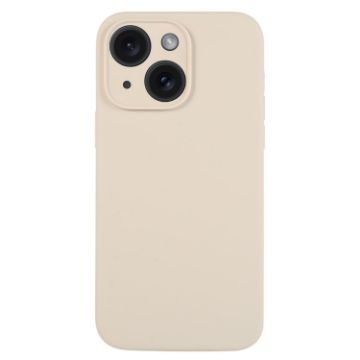 iPhone 15 Plus Antique White Liquid Silicone Phone Case - 1