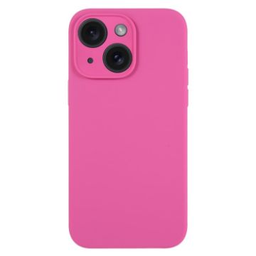 iPhone 15 Plus Pitaya Liquid Silicone Phone Case - Pure Color - 1