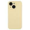 iPhone 15 Creamy Yellow Liquid Silicone Phone Case - 1