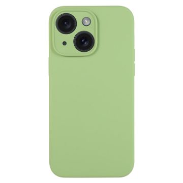 iPhone 15 Mint Green Liquid Silicone Phone Case - Pure Color - 1
