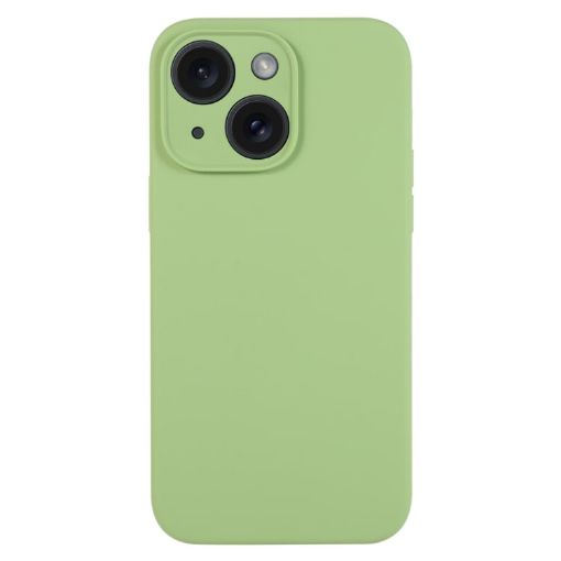 iPhone 15 Mint Green Liquid Silicone Phone Case - Pure Color - 1