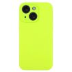 iPhone 15 Bright Green Liquid Silicone Phone Case - Pure Color - 1