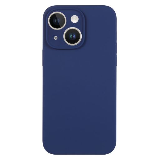 iPhone 14 Royal Blue Liquid Silicone Phone Case - Pure Color - 1