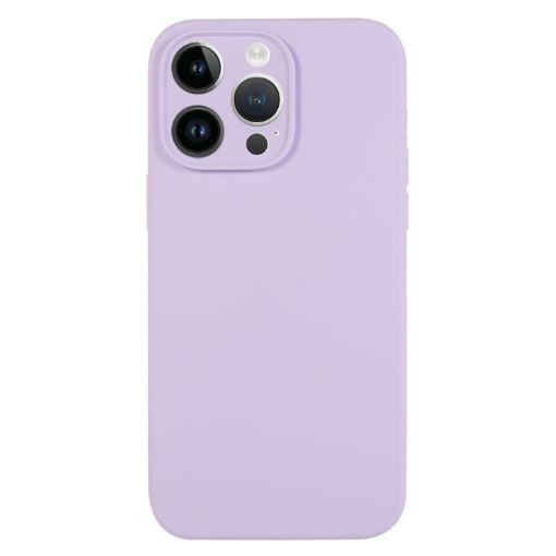 iPhone 14 Pro Lilac Purple Liquid Silicone Phone Case - 1