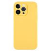 iPhone 14 Pro Max Yellow Liquid Silicone Phone Case - 1