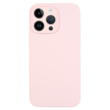 iPhone 13 Pro Max Grey Pink Liquid Silicone Phone Case - 1