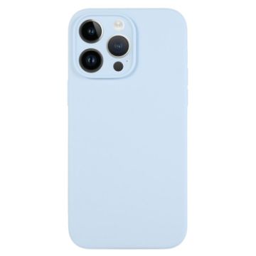 iPhone 13 Pro Max Sky Blue Liquid Silicone Phone Case - 1