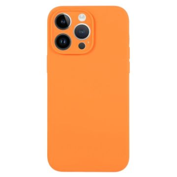 iPhone 13 Pro Max Orange Liquid Silicone Phone Case - 1