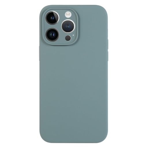 iPhone 13 Pro Pine Needle Green Liquid Silicone Phone Case - 1