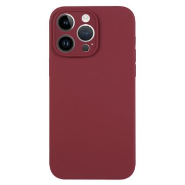iPhone 13 Pro Plum Liquid Silicone Phone Case - Pure Color Fine Pore - 1