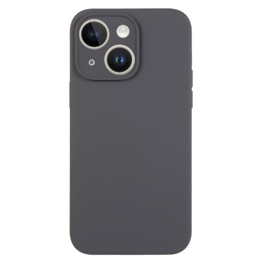 iPhone 13 Charcoal Black Liquid Silicone Phone Case - 1