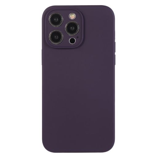 iPhone 12 Pro Max Berry Purple Liquid Silicone Phone Case - 1