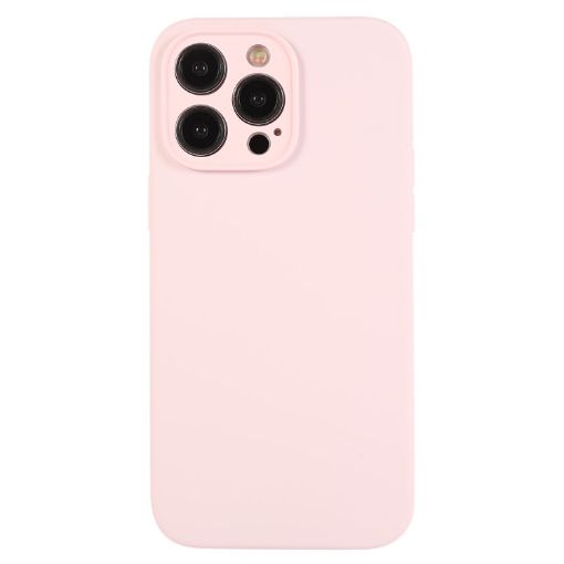 iPhone 12 Pro Max Grey Pink Liquid Silicone Phone Case - 1
