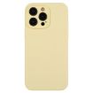 iPhone 12 Pro Creamy Yellow Liquid Silicone Phone Case - 1