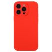 iPhone 12 Pro Red Liquid Silicone Phone Case - Pure Color Fine Pore - 1