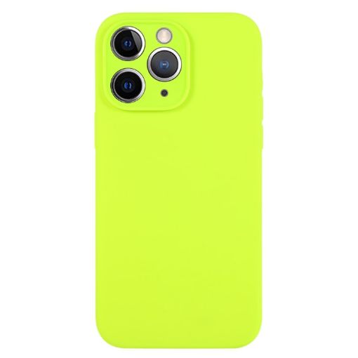 iPhone 11 Pro Max Bright Green Liquid Silicone Phone Case - 1