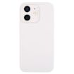 iPhone 11 White Liquid Silicone Phone Case - Pure Color Fine Pore - 1