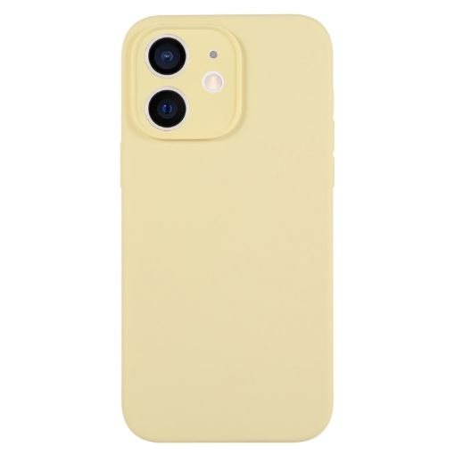 iPhone 11 Creamy Yellow Liquid Silicone Phone Case - 1