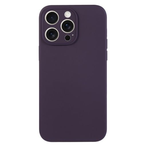 iPhone 16 Pro Max Berry Purple Liquid Silicone Phone Case - 1