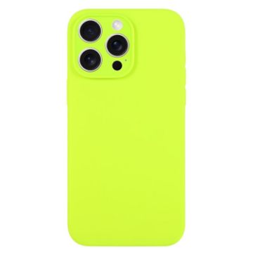 iPhone 16 Pro Max Bright Green Liquid Silicone Phone Case - 1