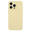iPhone 16 Pro Creamy Yellow Liquid Silicone Phone Case - 1