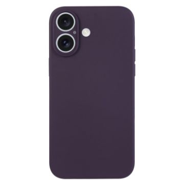 iPhone 16 Plus Berry Purple Liquid Silicone Phone Case - 1