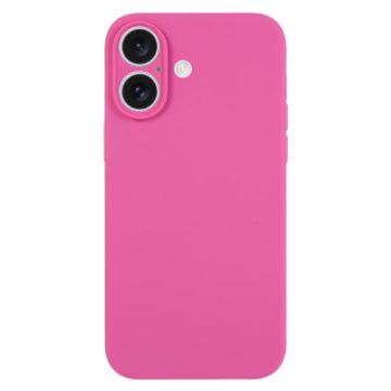 iPhone 16 Plus Pitaya Silicone Phone Case - Pure Color, Fine Pore - 1