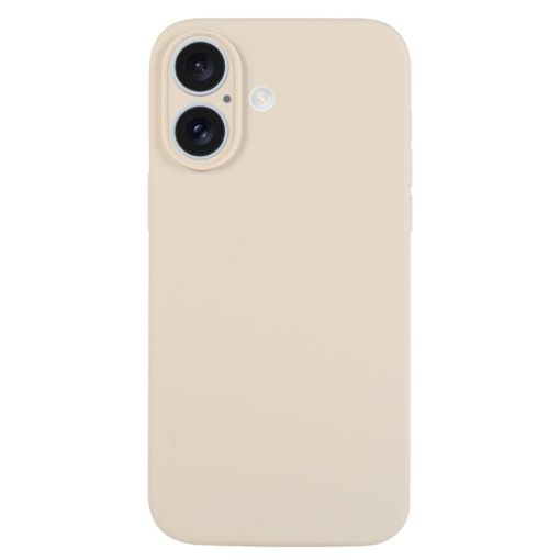 iPhone 16 Antique White Liquid Silicone Phone Case - 1
