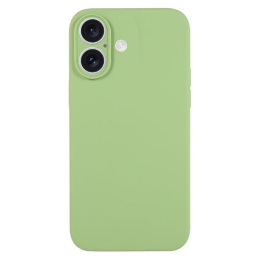 iPhone 16 Mint Green Liquid Silicone Phone Case - Pure Color - 1