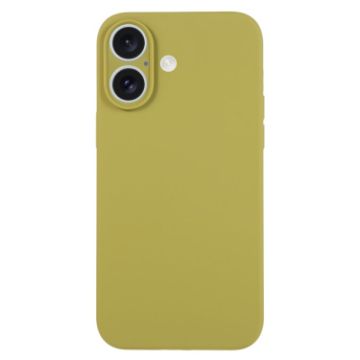 iPhone 16 Willow Green Liquid Silicone Phone Case - Pure Color - 1