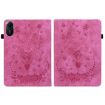 Redmi Pad 2/SE 11 2025 Butterfly Rose Leather Case - Rose Red - 3