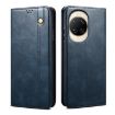 Huawei nova 14 Pro Blue Leather Phone Case - Oil Wax Crazy Horse Texture - 1