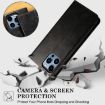 Huawei nova 14 Leather Phone Case - Oil Wax Crazy Horse Texture, Black - 8