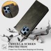 Huawei nova 14 Green Leather Phone Case - Oil Wax Crazy Horse Texture - 8