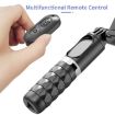 Q18 Black Desktop Gimbal Stabilizer with Fill Light & Selfie Stick - 8