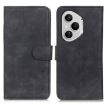 For Honor 400 Pro Global Flip Leather Phone Case Black 160.8mm Retro - 1