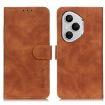 For Honor 400 Pro Global Retro Flip Leather Phone Case Brown - 1
