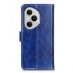 For Honor 400 Pro Global Retro Flip Leather Phone Case - Blue - 4