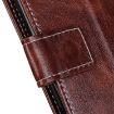 For Honor 400 Pro Global Retro Flip Leather Phone Case Brown 160.8mm - 6