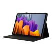 Samsung Galaxy Tab S10 FE/S9 FE Black Fabric Flip Leather Case - 5