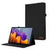 Samsung Galaxy Tab S9+/S10+ Black Fabric Texture Flip Leather Case - 1