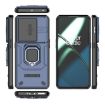 OnePlus 11 5G Blue Shockproof Case with Holder - Sliding Camshield TPU+PC - 2