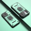 OnePlus 13T 5G Green Shockproof Phone Case with Holder - Camshield TPU+PC - 2