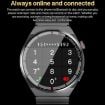 Bamboo Steel Band 1.3" Smart Watch IP68 Waterproof Bluetooth Call Black - 7