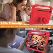 Samsung Galaxy Tab S9+ Red EVA Shockproof Case with Handle Holder - 4