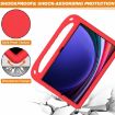 Samsung Galaxy Tab S9+ Red EVA Shockproof Case with Handle Holder - 5