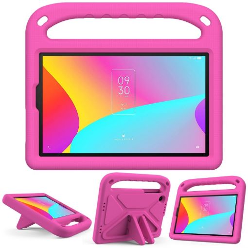TCL Tab 8 LE EVA Shockproof Tablet Case with Holder - Rose Red - 1