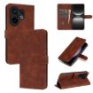 Vivo S30 Pro Mini AZNS Brown Leather Flip Case - Calf Texture Skin Feel - 1