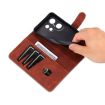 Vivo S30 Pro Mini AZNS Brown Leather Flip Case - Calf Texture Skin Feel - 4