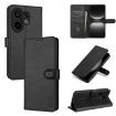 Vivo S30 Pro Mini AZNS Black Leather Flip Case - Calf Texture Skin Feel - 1
